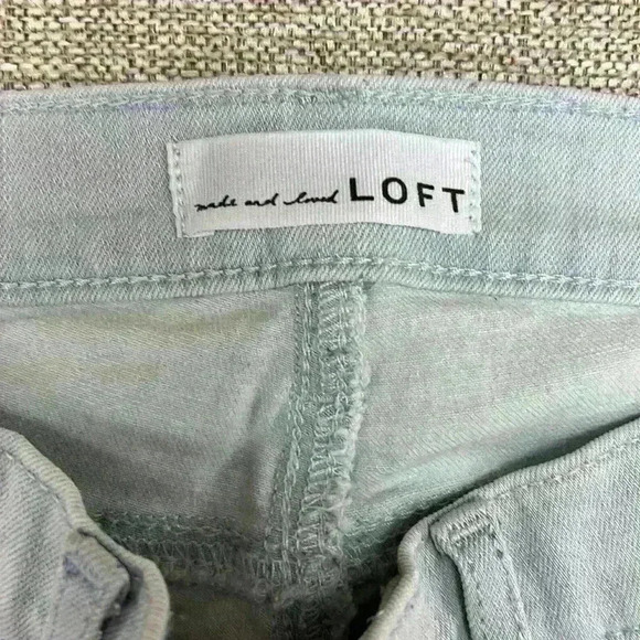 Loft Modern Skinny Jeans with Frayed Hem - Picture 6 of 7